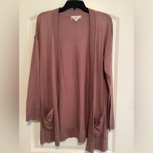 Pink Rose cardigan size large